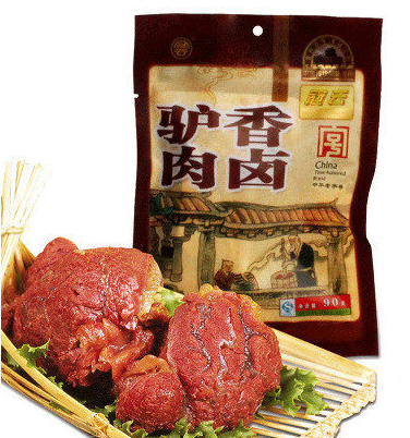 冠云平遥牛肉官方旗舰店  冠云香卤驴肉 90g  山西特产休闲零食开袋即食